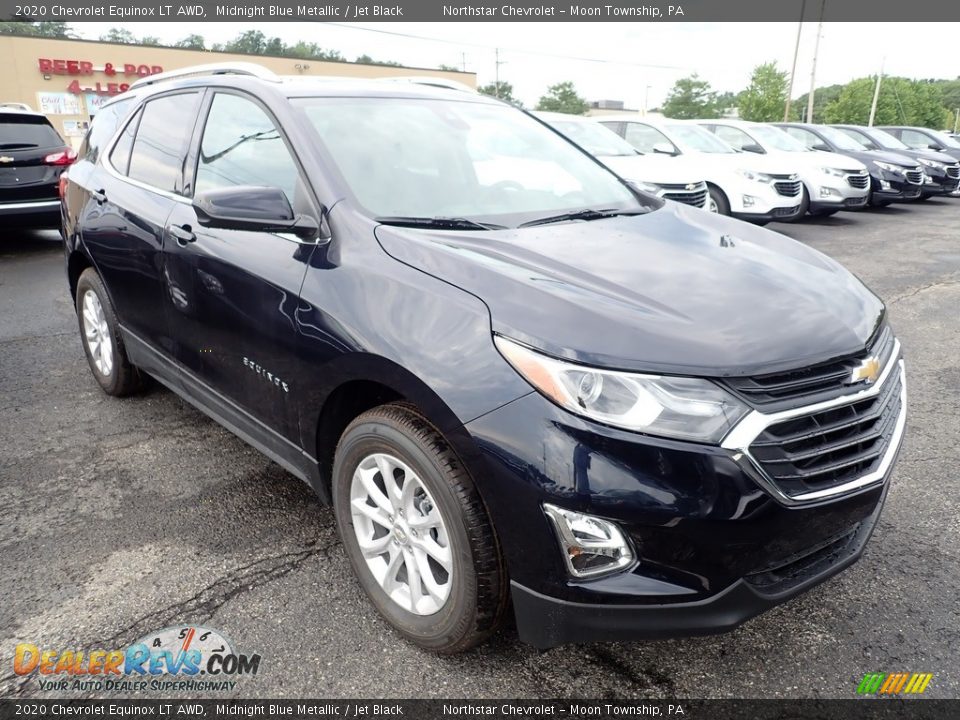 2020 Chevrolet Equinox LT AWD Midnight Blue Metallic / Jet Black Photo #7