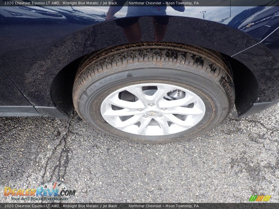 2020 Chevrolet Equinox LT AWD Midnight Blue Metallic / Jet Black Photo #9