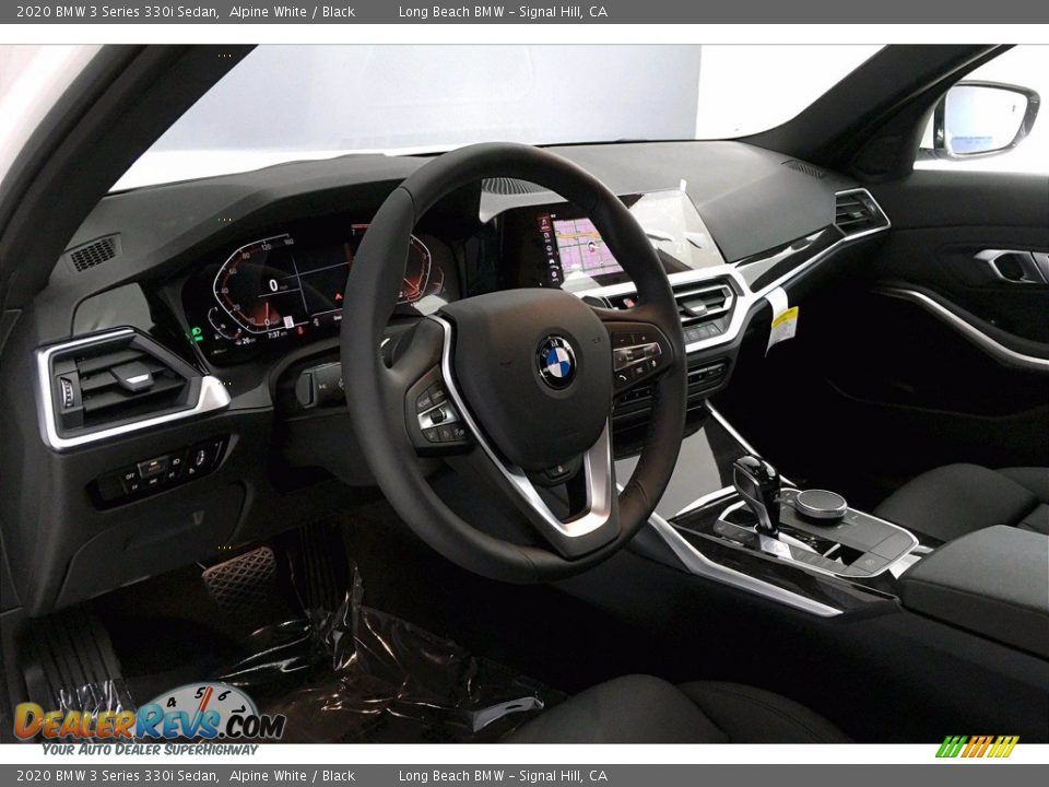 2020 BMW 3 Series 330i Sedan Alpine White / Black Photo #7