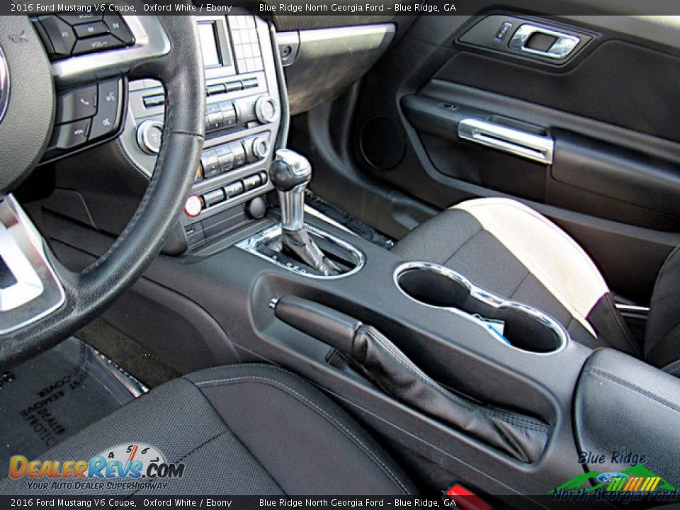 2016 Ford Mustang V6 Coupe Oxford White / Ebony Photo #20