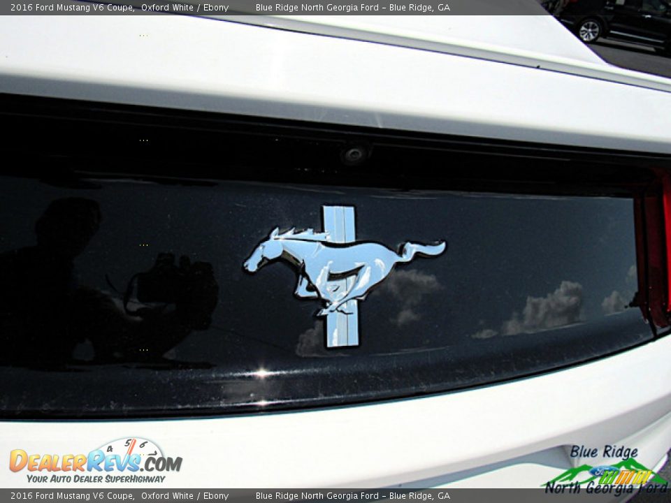 2016 Ford Mustang V6 Coupe Oxford White / Ebony Photo #22