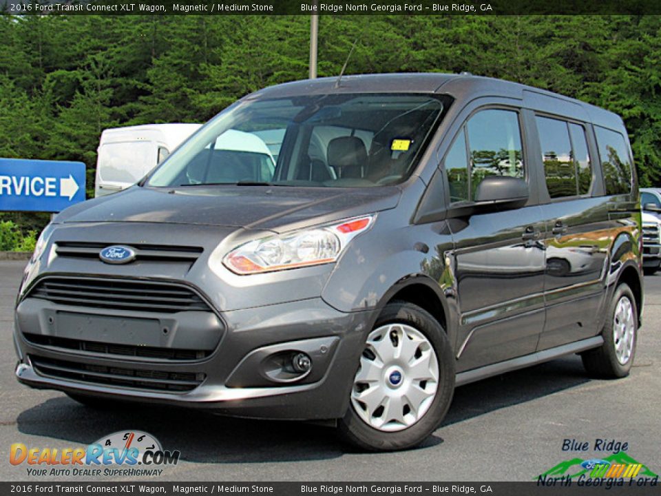 Front 3/4 View of 2016 Ford Transit Connect XLT Wagon Photo #1