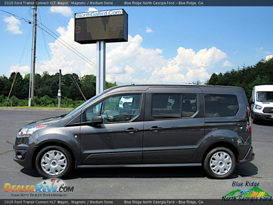 Magnetic 2016 Ford Transit Connect XLT Wagon Photo #2