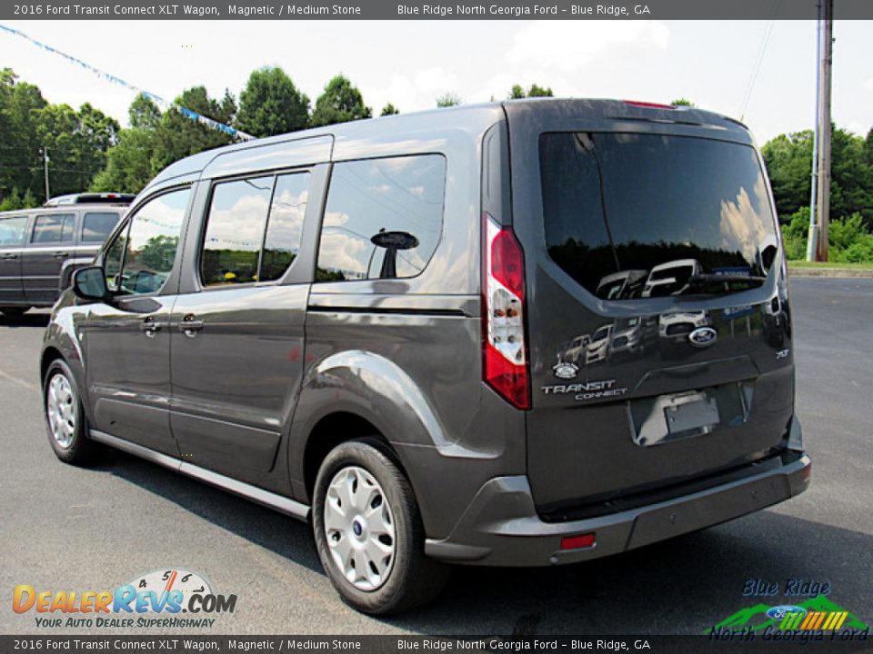 2016 Ford Transit Connect XLT Wagon Magnetic / Medium Stone Photo #3