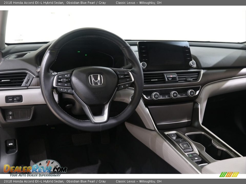 Dashboard of 2018 Honda Accord EX-L Hybrid Sedan Photo #6