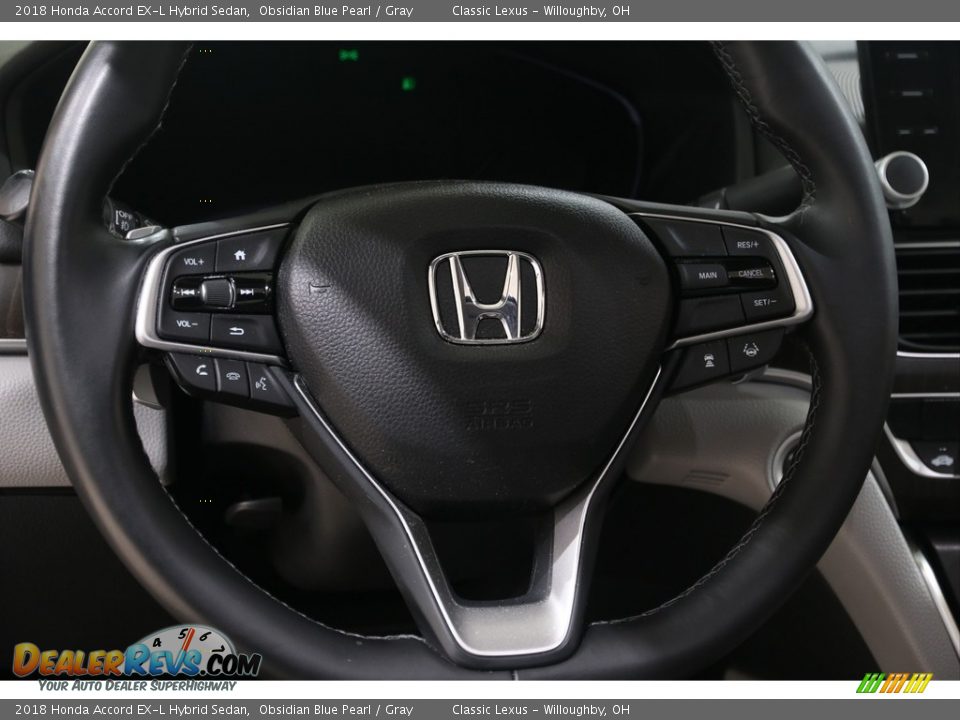 2018 Honda Accord EX-L Hybrid Sedan Steering Wheel Photo #7