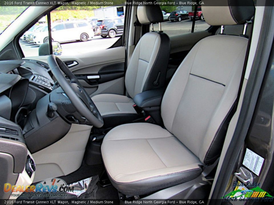 Front Seat of 2016 Ford Transit Connect XLT Wagon Photo #11