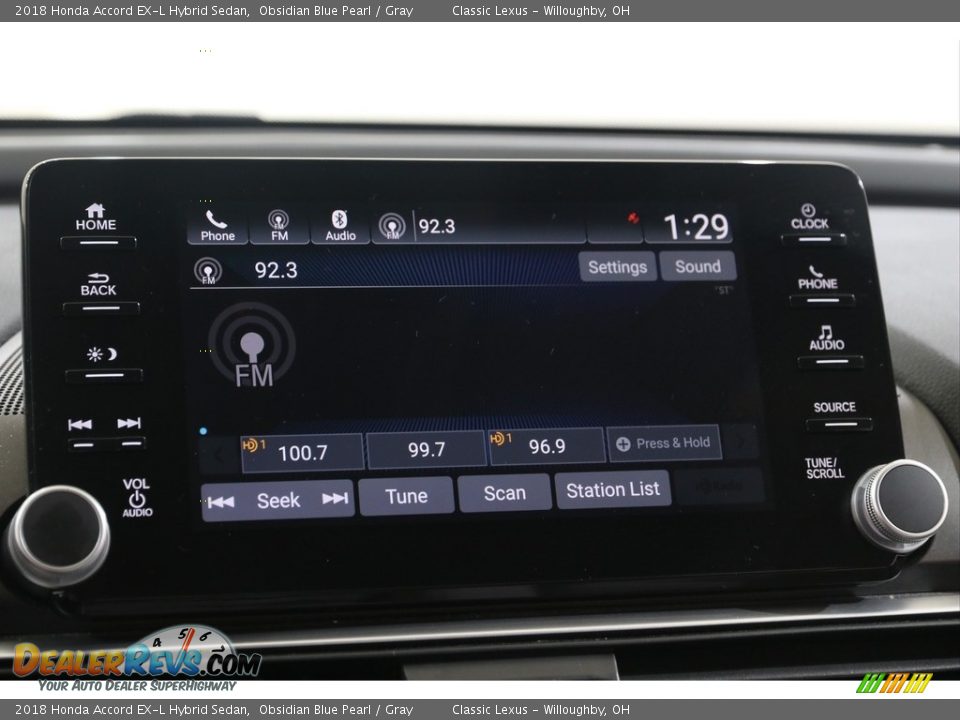 Audio System of 2018 Honda Accord EX-L Hybrid Sedan Photo #12