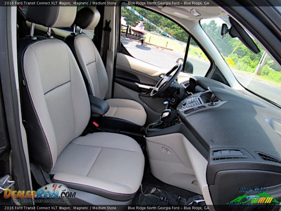 Front Seat of 2016 Ford Transit Connect XLT Wagon Photo #12