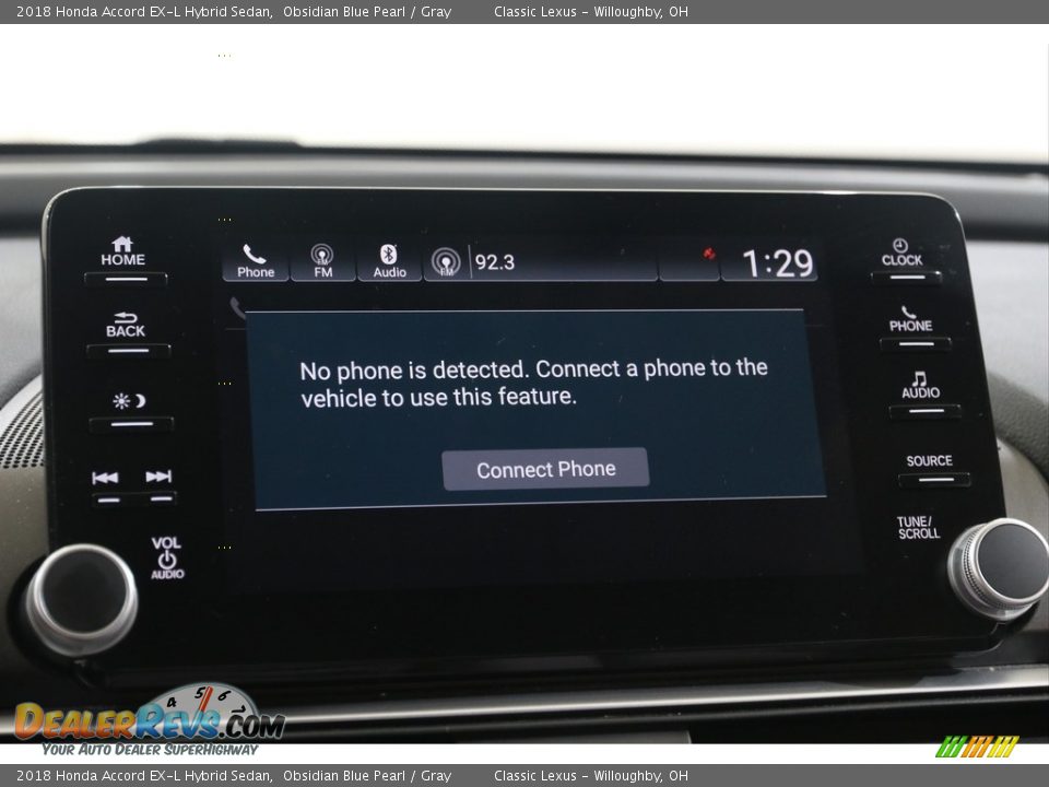 Controls of 2018 Honda Accord EX-L Hybrid Sedan Photo #13
