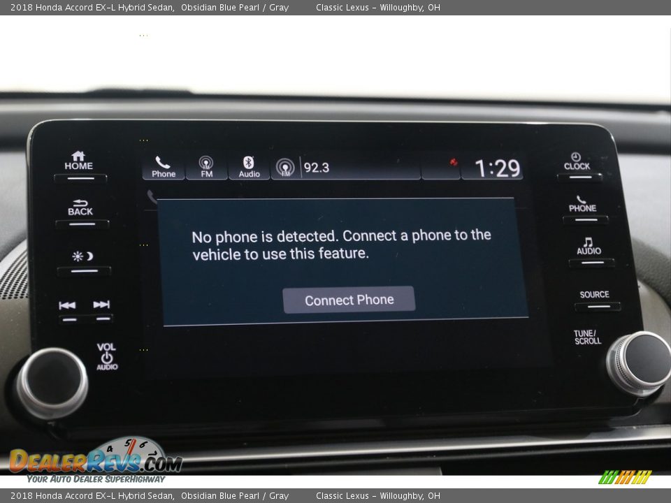 Controls of 2018 Honda Accord EX-L Hybrid Sedan Photo #13