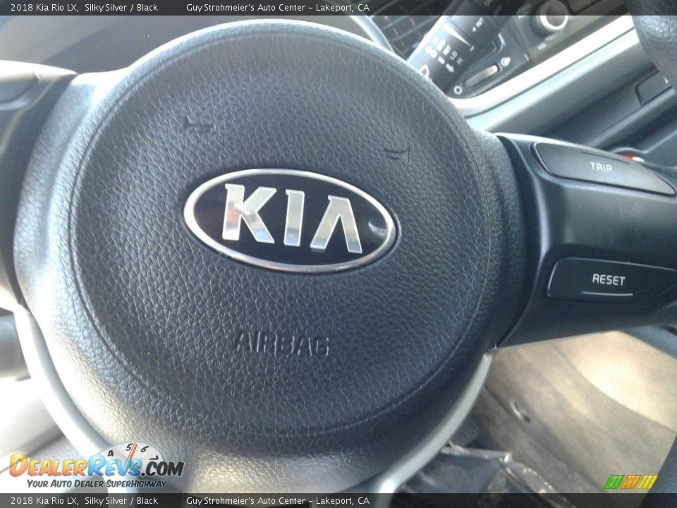 2018 Kia Rio LX Silky Silver / Black Photo #4