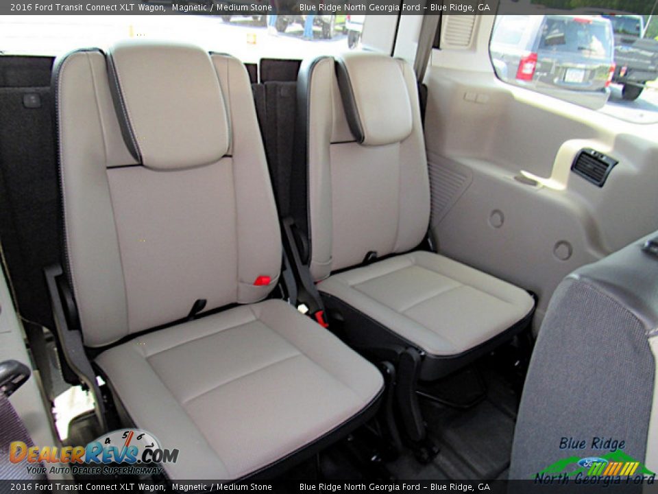 Rear Seat of 2016 Ford Transit Connect XLT Wagon Photo #14