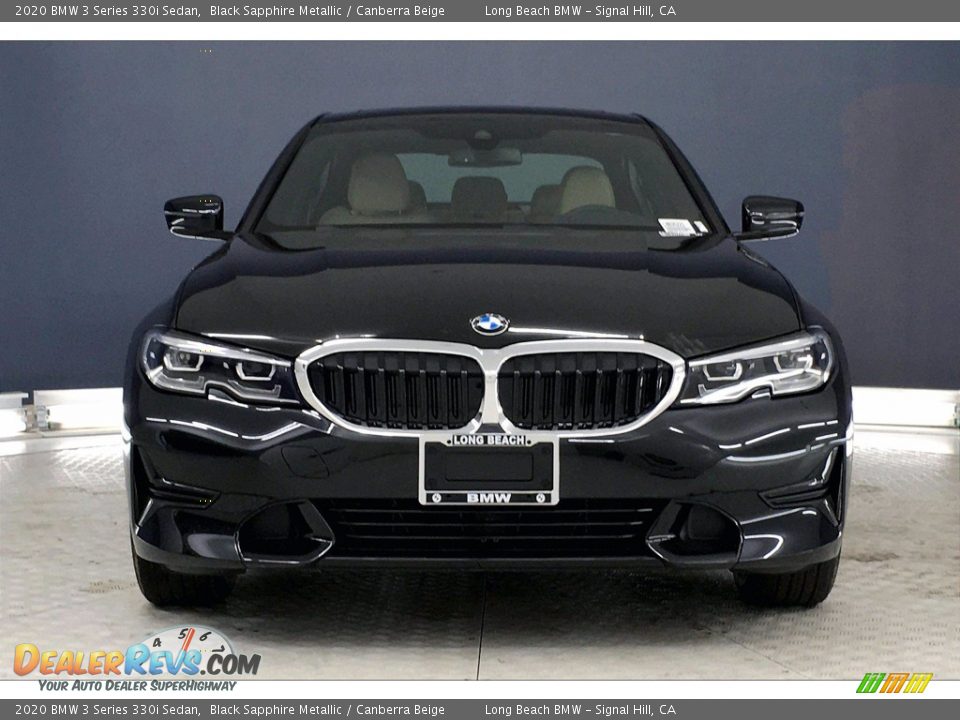2020 BMW 3 Series 330i Sedan Black Sapphire Metallic / Canberra Beige Photo #2