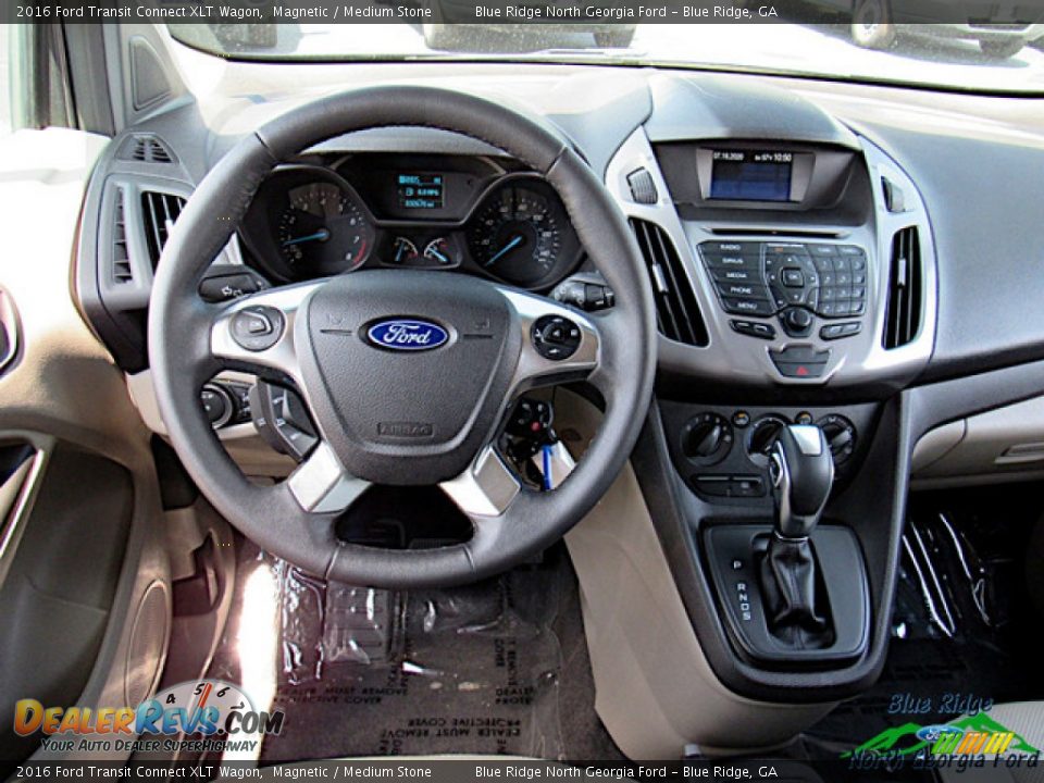 Dashboard of 2016 Ford Transit Connect XLT Wagon Photo #16