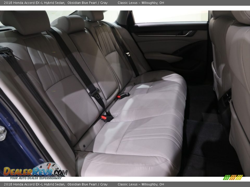 Rear Seat of 2018 Honda Accord EX-L Hybrid Sedan Photo #17