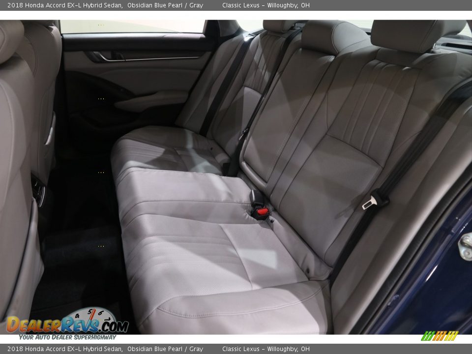 Rear Seat of 2018 Honda Accord EX-L Hybrid Sedan Photo #18