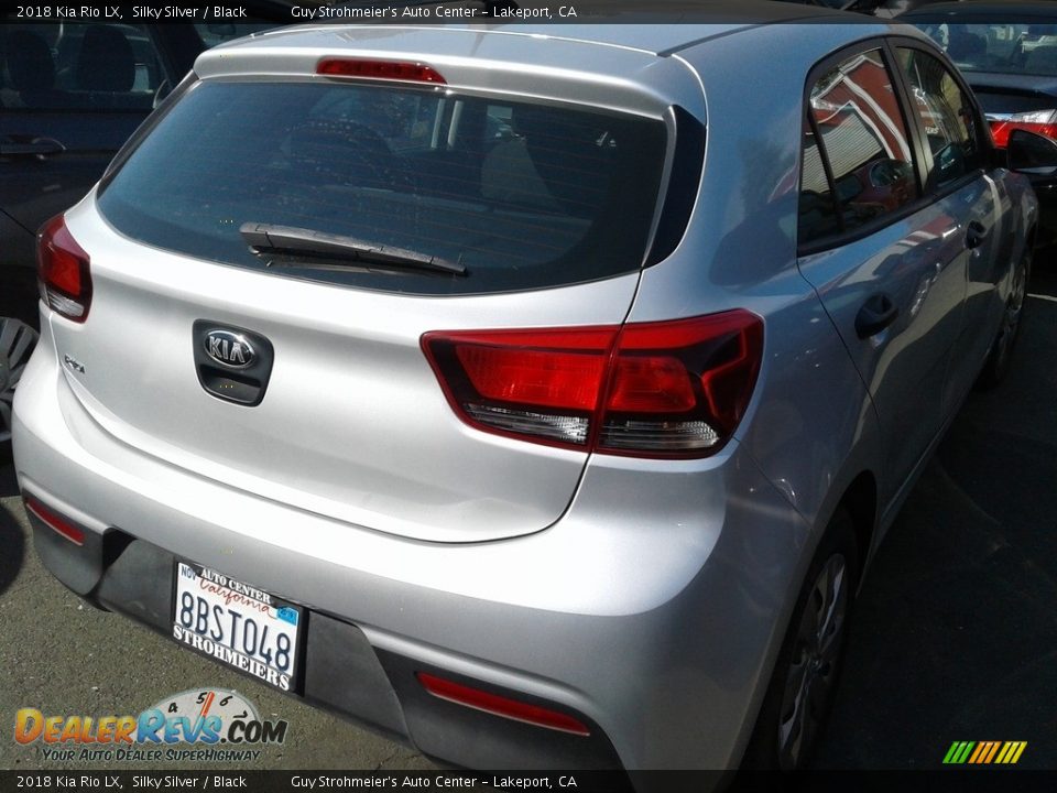 2018 Kia Rio LX Silky Silver / Black Photo #8