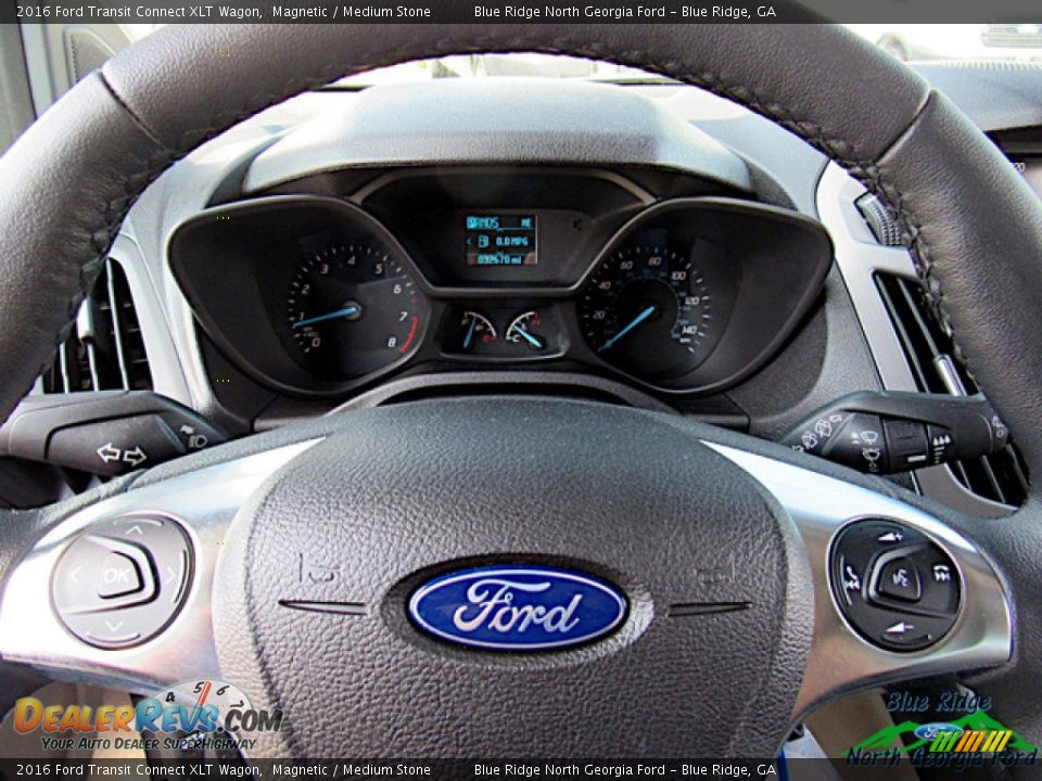 2016 Ford Transit Connect XLT Wagon Steering Wheel Photo #18