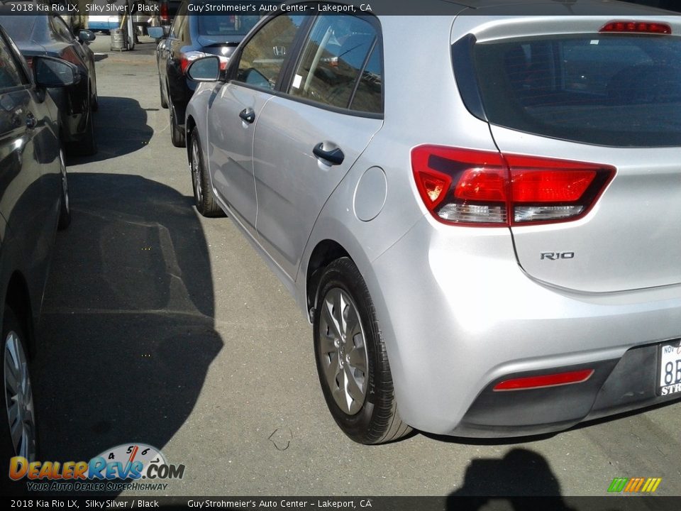 2018 Kia Rio LX Silky Silver / Black Photo #9