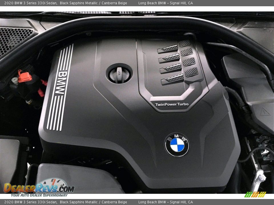 2020 BMW 3 Series 330i Sedan Black Sapphire Metallic / Canberra Beige Photo #11