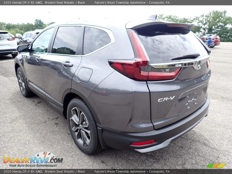 2020 Honda CR-V EX AWD Modern Steel Metallic / Black Photo #3
