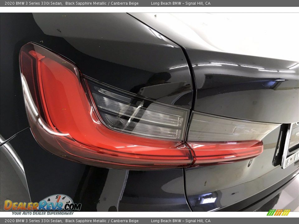 2020 BMW 3 Series 330i Sedan Black Sapphire Metallic / Canberra Beige Photo #15