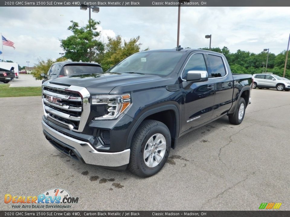 2020 GMC Sierra 1500 SLE Crew Cab 4WD Carbon Black Metallic / Jet Black Photo #5