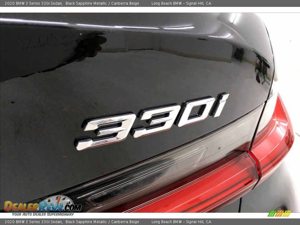 2020 BMW 3 Series 330i Sedan Black Sapphire Metallic / Canberra Beige Photo #16