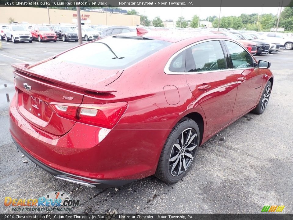 2020 Chevrolet Malibu RS Cajun Red Tintcoat / Jet Black Photo #6