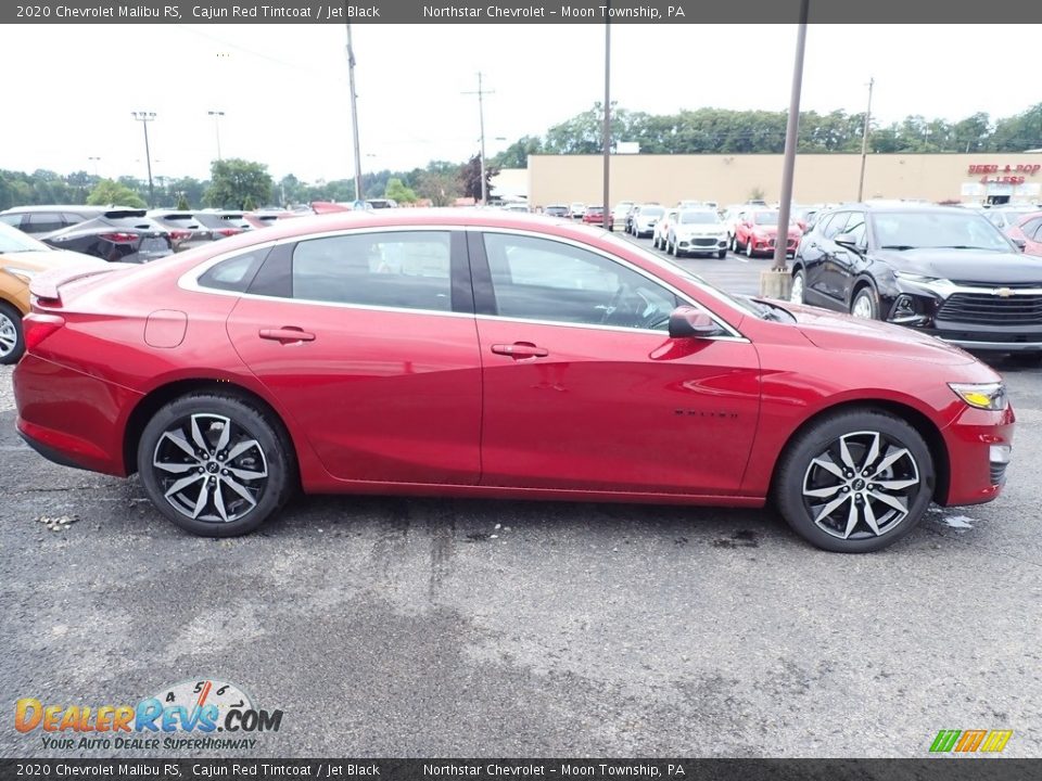 2020 Chevrolet Malibu RS Cajun Red Tintcoat / Jet Black Photo #7