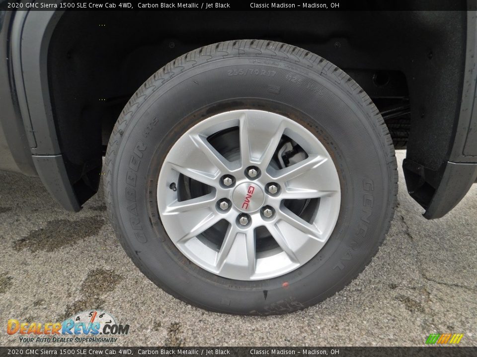 2020 GMC Sierra 1500 SLE Crew Cab 4WD Carbon Black Metallic / Jet Black Photo #10