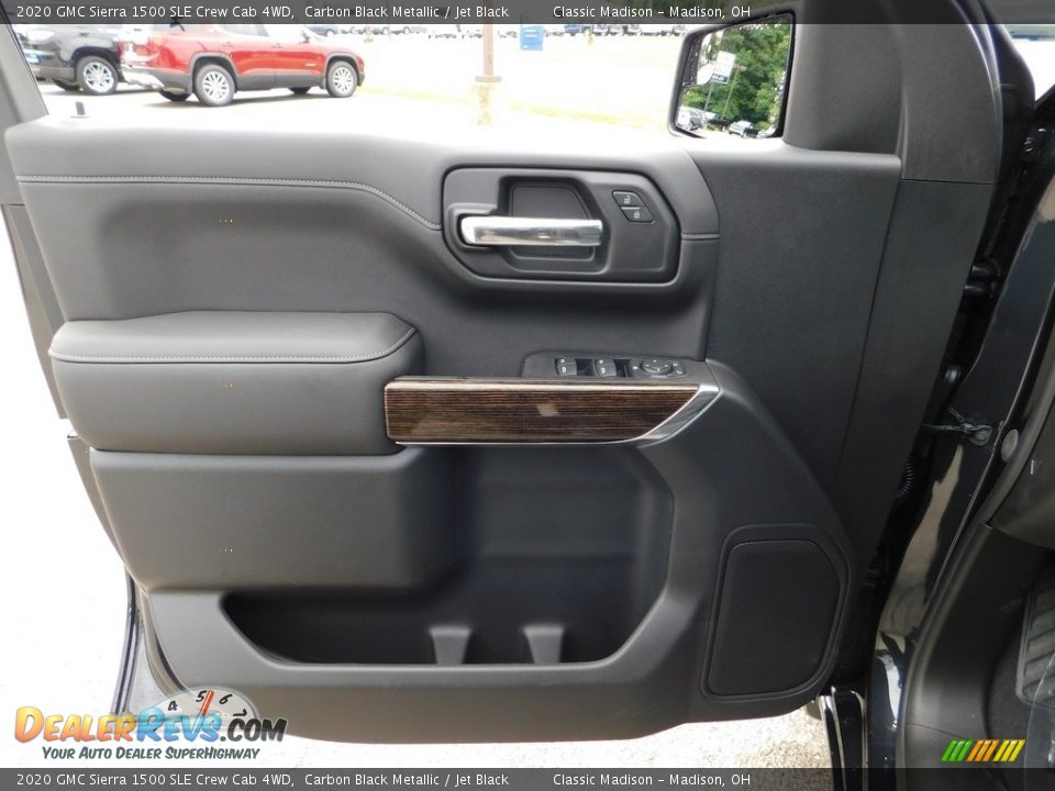 2020 GMC Sierra 1500 SLE Crew Cab 4WD Carbon Black Metallic / Jet Black Photo #11