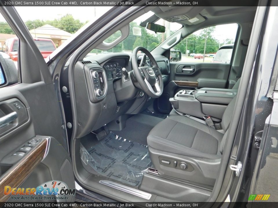 2020 GMC Sierra 1500 SLE Crew Cab 4WD Carbon Black Metallic / Jet Black Photo #13