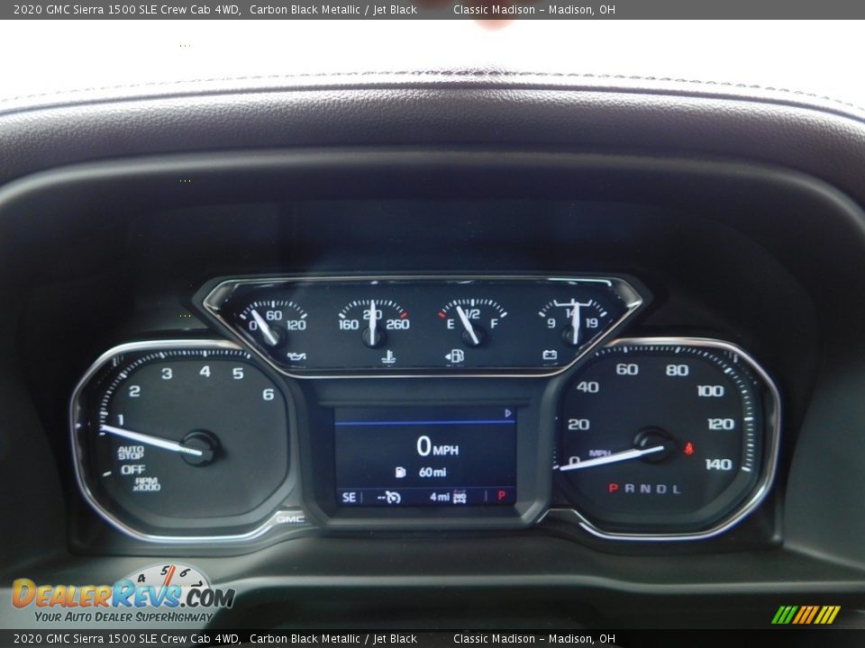 2020 GMC Sierra 1500 SLE Crew Cab 4WD Carbon Black Metallic / Jet Black Photo #15
