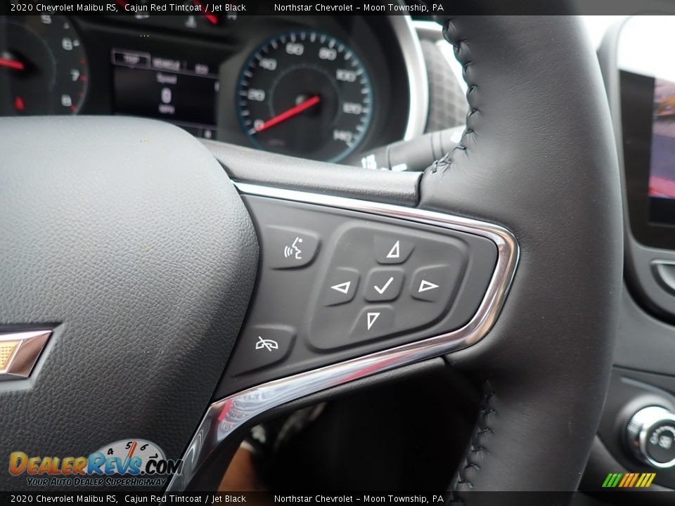 2020 Chevrolet Malibu RS Cajun Red Tintcoat / Jet Black Photo #17