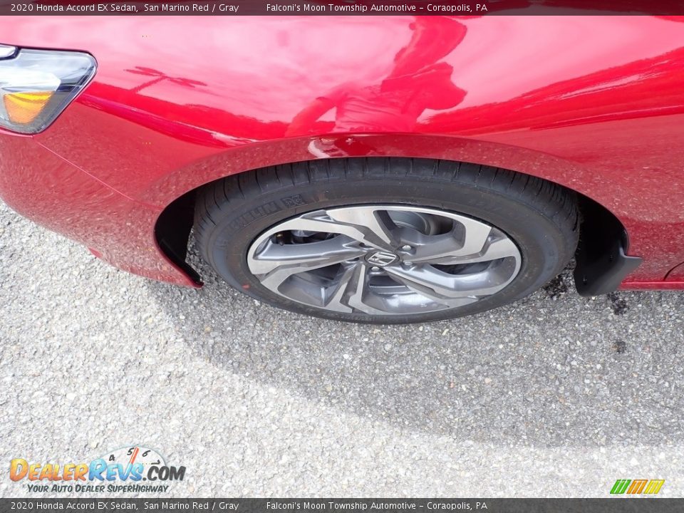 2020 Honda Accord EX Sedan San Marino Red / Gray Photo #7