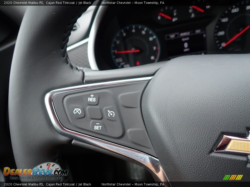 2020 Chevrolet Malibu RS Cajun Red Tintcoat / Jet Black Photo #18