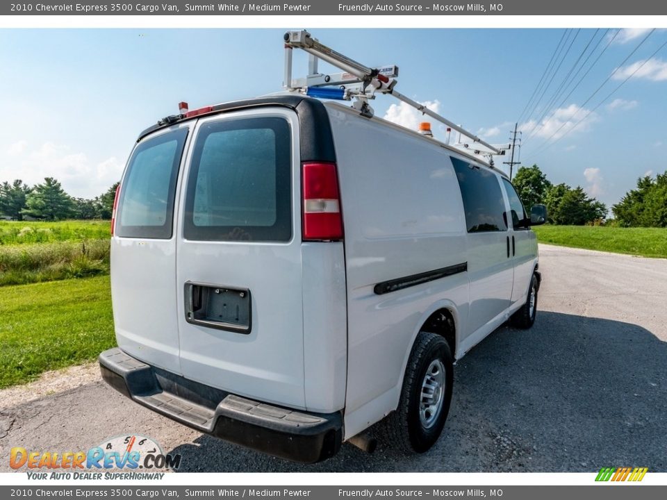 2010 Chevrolet Express 3500 Cargo Van Summit White / Medium Pewter Photo #12