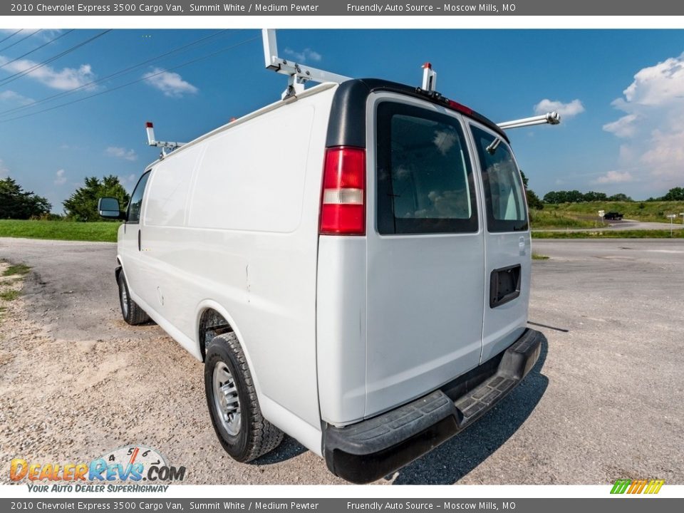 2010 Chevrolet Express 3500 Cargo Van Summit White / Medium Pewter Photo #14