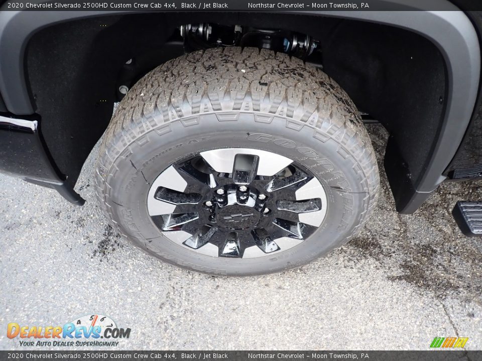 2020 Chevrolet Silverado 2500HD Custom Crew Cab 4x4 Black / Jet Black Photo #2