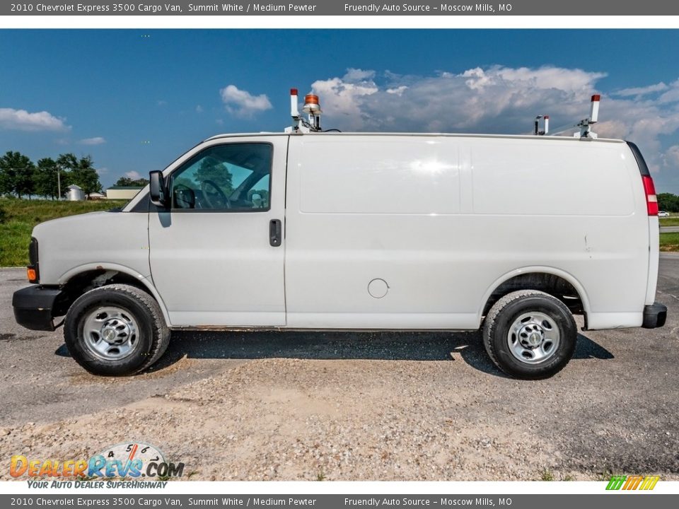 2010 Chevrolet Express 3500 Cargo Van Summit White / Medium Pewter Photo #15