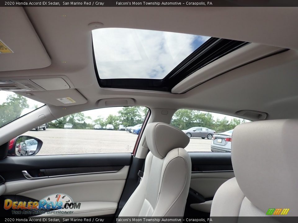 2020 Honda Accord EX Sedan San Marino Red / Gray Photo #13