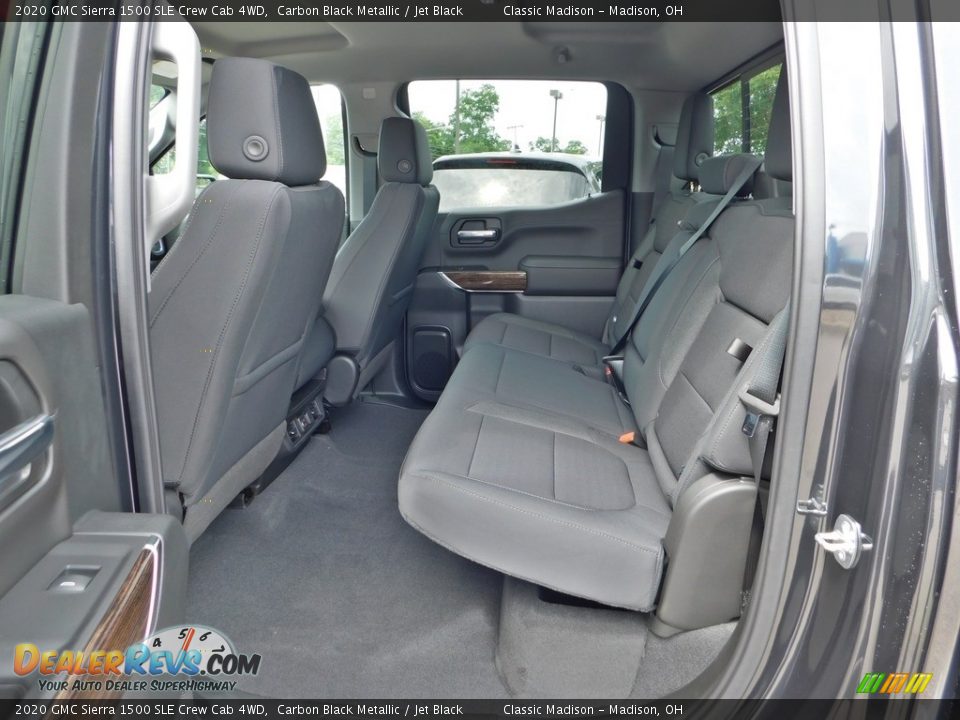 2020 GMC Sierra 1500 SLE Crew Cab 4WD Carbon Black Metallic / Jet Black Photo #26