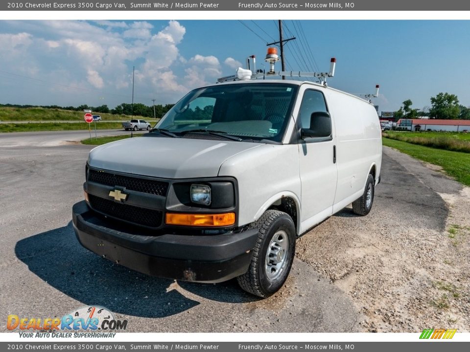 2010 Chevrolet Express 3500 Cargo Van Summit White / Medium Pewter Photo #16