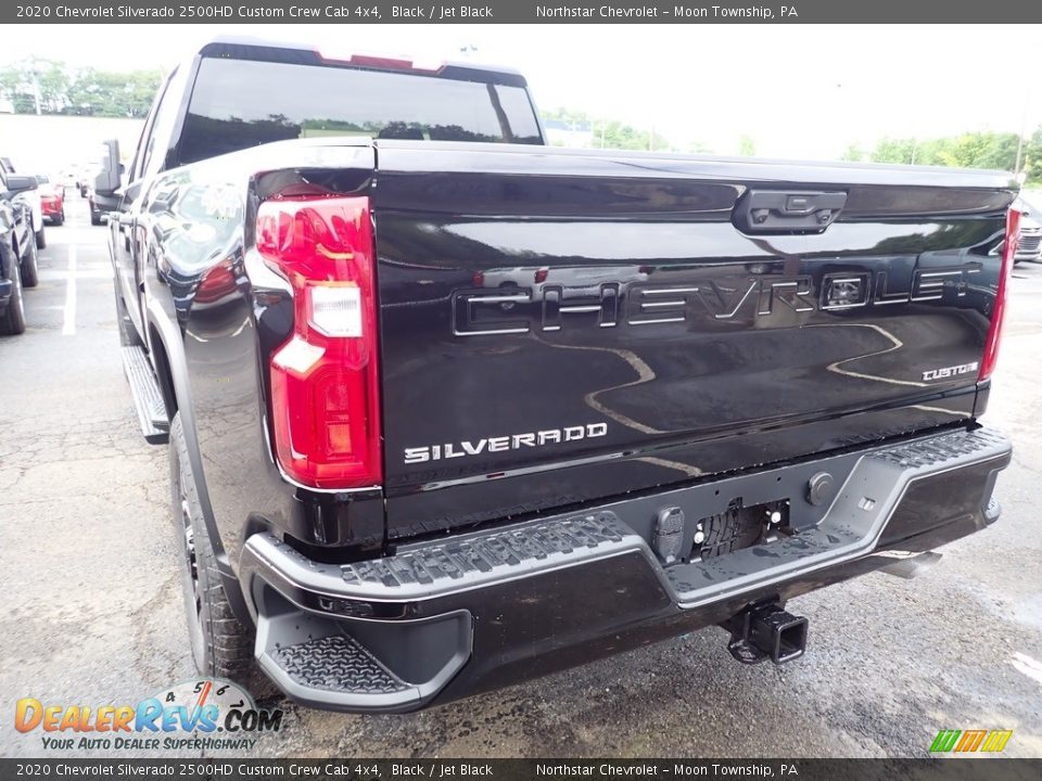 2020 Chevrolet Silverado 2500HD Custom Crew Cab 4x4 Black / Jet Black Photo #4