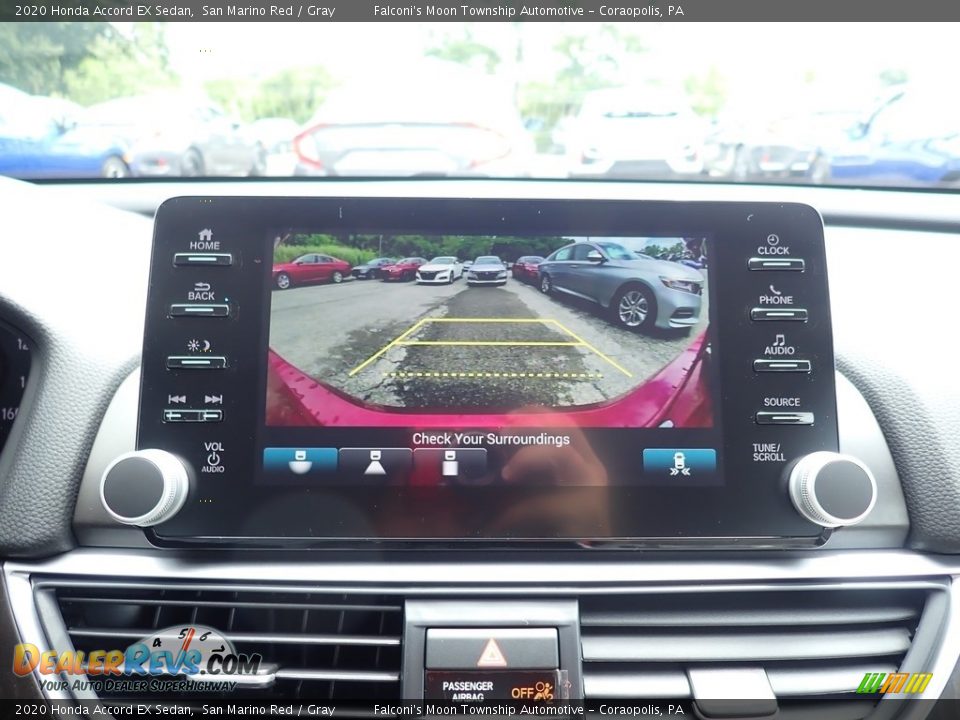 2020 Honda Accord EX Sedan San Marino Red / Gray Photo #15