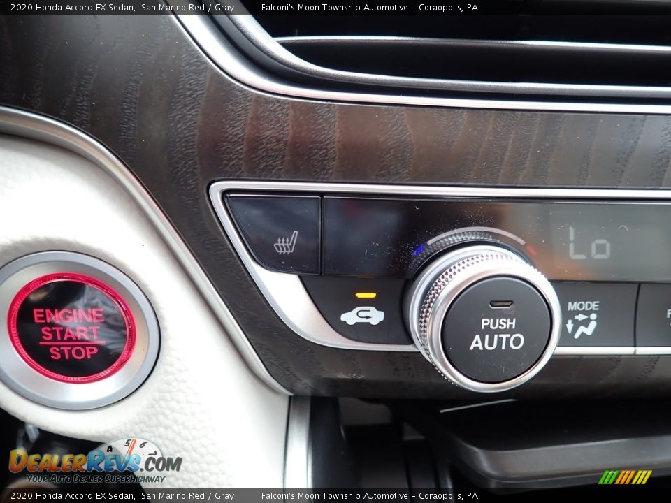 2020 Honda Accord EX Sedan San Marino Red / Gray Photo #16