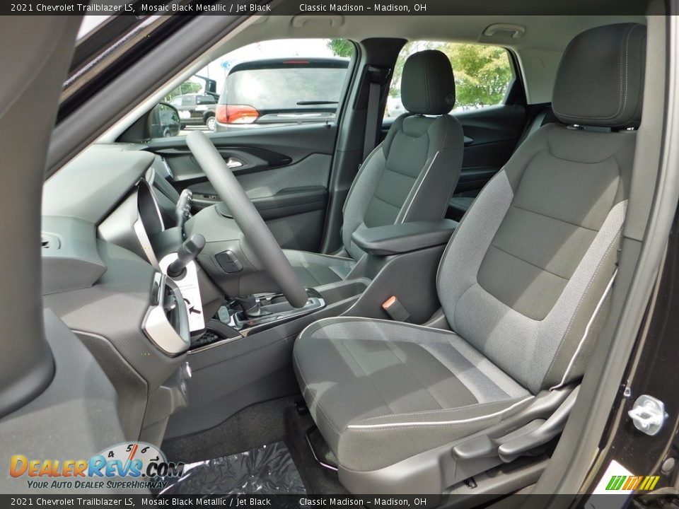 Jet Black Interior - 2021 Chevrolet Trailblazer LS Photo #2