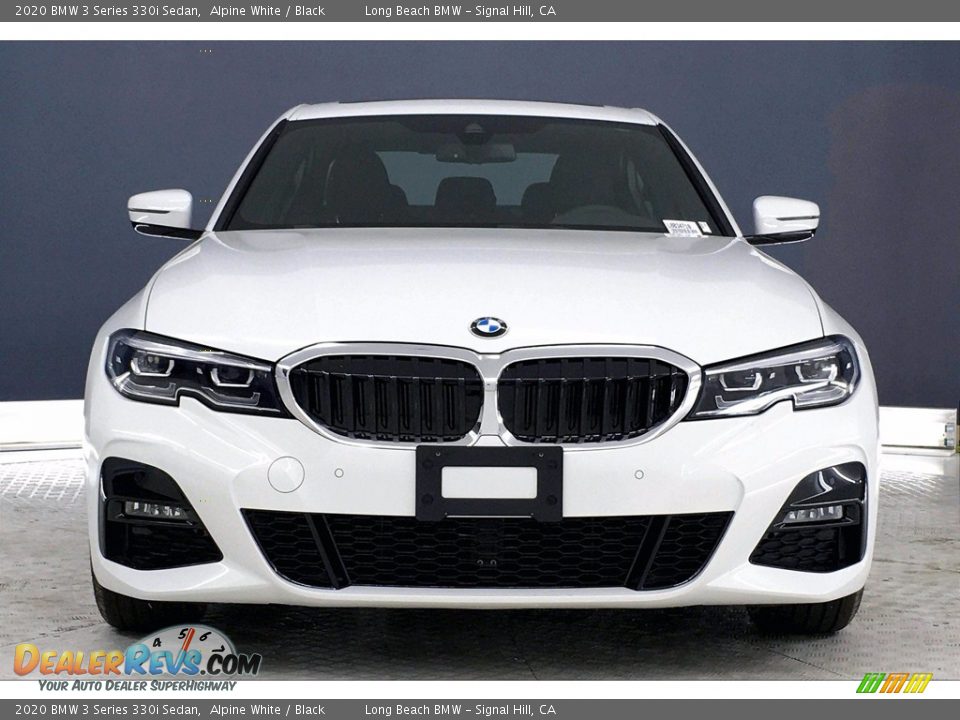 2020 BMW 3 Series 330i Sedan Alpine White / Black Photo #2